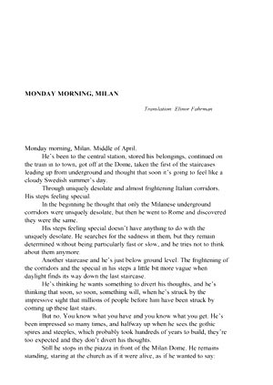 2000 Monday Morning, Milan